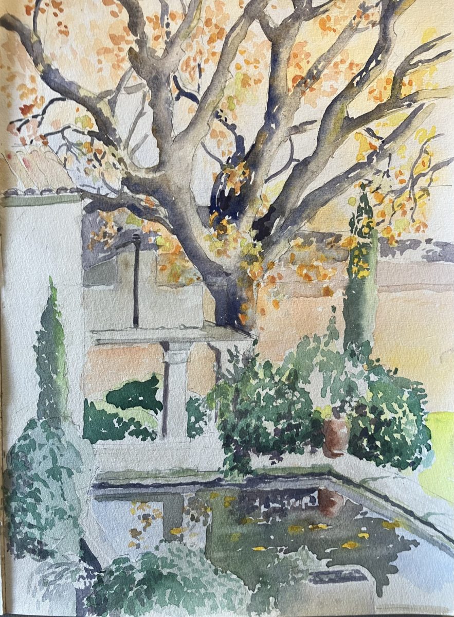 L’abreuvoir à l’automne